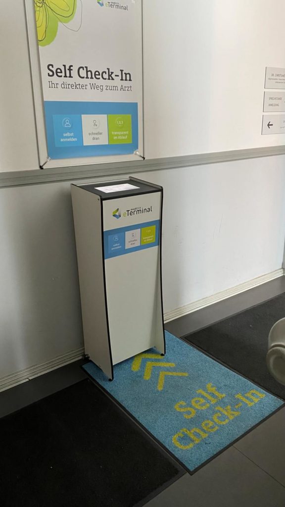 mediDOK eTerminal Erfahrungsbericht Cordes Self-Check-In